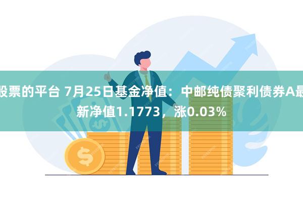 股票的平台 7月25日基金净值：中邮纯债聚利债券A最新净值1.1773，涨0.03%