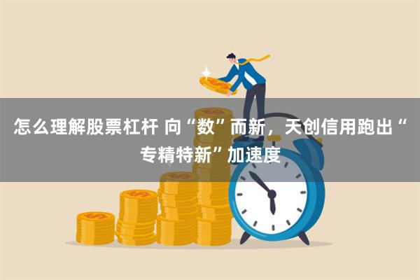 怎么理解股票杠杆 向“数”而新，天创信用跑出“专精特新”加速度