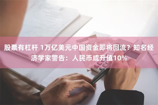 股票有杠杆 1万亿美元中国资金即将回流？知名经济学家警告：人民币或升值10%